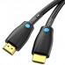 Кабель HDMI M - M, 10.0 м, V2.0, Engineering 4K 60Гц 18Gbps HD 7.1  PVC Black Vention