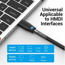 Кабель HDMI M - M, 10.0 м, V2.0, Engineering 4K 60Гц 18Gbps HD 7.1  PVC Black Vention