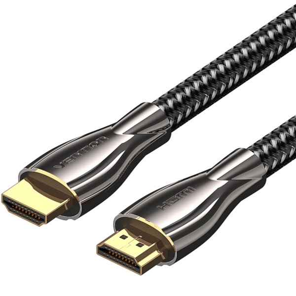 Кабель HDMI M - M, 15.0  м, V2.0, 4K 60Гц, обплетення, Zinc Alloy Type чорний Vention