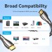 Кабель HDMI M - M, 15.0  м, V2.0, 4K 60Гц, обплетення, Zinc Alloy Type чорний Vention
