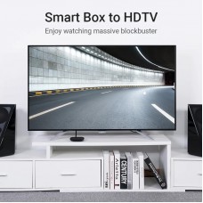 Кабель HDMI M - M, 2.0  м, V2.0, 4K 60Гц, кут 270°,  PVC, чорний Vention