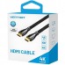 Кабель HDMI M - M, 2.0  м, V2.0, 4K 60Гц, обплетення, Zinc Alloy Type чорний Vention