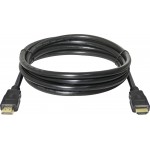 Кабель HDMI M - M, 2.0 м, V1.4, Defender, чорний, HDMI-07 Кабель HDMI M - M, 2.0 м, V1.4, Defender, чорний, HDMI-07