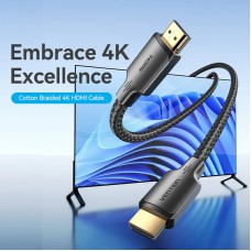 Кабель HDMI M - M, 20.0 м, V2.0 4K 30Гц обплетення Vention