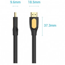 Кабель HDMI M - M, 3.0  м, V2.0, 4K 60Гц  PVC чорний Vention