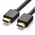 Кабель HDMI M - M, 3.0 м, V2.0 Cafule 4K, HD104 UGREEN Чорний Кабель HDMI M - M, 3.0 м, V2.0 Cafule 4K, HD104 UGREEN Чорний