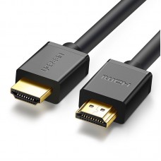 Кабель HDMI M - M, 3.0 м, V2.0 Cafule 4K, HD104 UGREEN Чорний