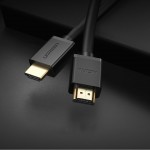 Кабель HDMI M - M, 3.0 м, V2.0 Cafule 4K, HD104 UGREEN Чорний Кабель HDMI M - M, 3.0 м, V2.0 Cafule 4K, HD104 UGREEN Чорний