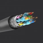 Кабель HDMI M - M, 3.0 м, V2.0 Cafule 4K, HD104 UGREEN Чорний Кабель HDMI M - M, 3.0 м, V2.0 Cafule 4K, HD104 UGREEN Чорний