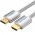 Кабель HDMI M - M, 3.0м, V2.0, 4K 60Гц, обплетення, Silver Metal Type Vention