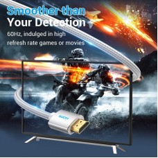 Кабель HDMI M - M, 5.0м, V2.1, 4K 60Гц, обплетення,  Aluminum Alloy Type сірий Vention