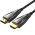 Кабель HDMI M - M, 60.0 м, V2.1, Optical 8K 60Гц 48Gbps Dolby 7.1 TPE Black Zinc Alloy Type Vention
