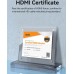 Кабель HDMI M - M, 8.0  м, V2.0, 4K 60Гц  Aluminum alloy синій Vention