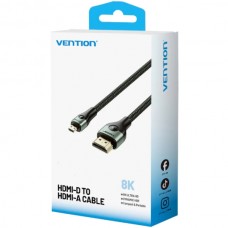 Кабель HDMI M - Micro HDMI M, 2.1 м, V2.0 8K 60Гц Aluminum Alloy Type Green Vention