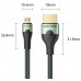 Кабель HDMI M - Micro HDMI M, 2.1 м, V2.0 8K 60Гц Aluminum Alloy Type Green Vention
