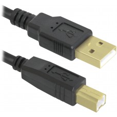Кабель USB 2.0 AM-BM, 3.0 м, чорний, USB04-10PRO Defender Кабель USB 2.0 AM-BM, 3.0 м, чорний, USB04-10PRO Defender