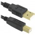 Кабель USB 2.0 AM-BM, 3.0 м, чорний, USB04-10PRO Defender