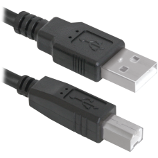 Кабель USB 2.0 AM-BM, 5.0 м, чорний, USB04-17 Defender Кабель USB 2.0 AM-BM, 5.0 м, чорний, USB04-17 Defender