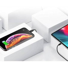 Кабель USB 2.0 AM-Lightning M, 1.2м, чорний, MFi Choetech