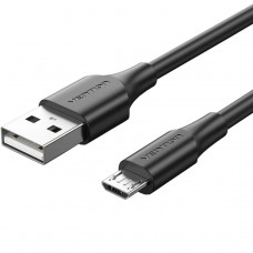 Кабель USB 2.0 AM-micro BM 1.0м Black Vention Кабель USB 2.0 AM-micro BM 1.0м Black Vention