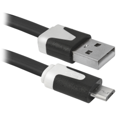 Кабель USB 2.0 AM-micro BM, 1.0 м, USB08-03T чорний Defender Кабель USB 2.0 AM-micro BM, 1.0 м, USB08-03T чорний Defender