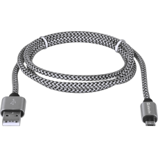 Кабель USB 2.0 AM-micro BM, 1.0 м, білий, 08-03T PRO Defender Кабель USB 2.0 AM-micro BM, 1.0 м, білий, 08-03T PRO Defender