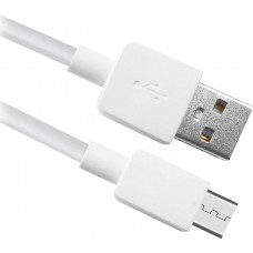 Кабель USB 2.0 AM-micro BM, 1.0 м, білий, USB08-01M Defender Кабель USB 2.0 AM-micro BM, 1.0 м, білий, USB08-01M Defender