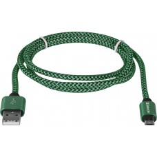 Кабель USB 2.0 AM-micro BM, 1.0 м, зелений, 08-03T PRO Defender Кабель USB 2.0 AM-micro BM, 1.0 м, зелений, 08-03T PRO Defender
