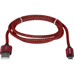 Кабель USB 2.0 AM-micro BM, 1.0 м, червоний, 08-03T PRO Defender Кабель USB 2.0 AM-micro BM, 1.0 м, червоний, 08-03T PRO Defender