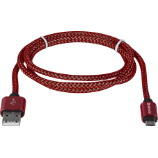 Кабель USB 2.0 AM-micro BM, 1.0 м, червоний, 08-03T PRO Defender Кабель USB 2.0 AM-micro BM, 1.0 м, червоний, 08-03T PRO Defender