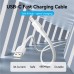 Кабель USB 2.0 AM-Type-C M, 1 м, 18W білий Vention