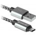 Кабель USB 2.0 AM-Type-C M, 1.0 м, білий, 09-03T PRO Defender
