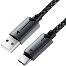 Кабель USB 2.0 AM-Type-C M, 1.2 м, 60W C19-04 Black Acefast Кабель USB 2.0 AM-Type-C M, 1.2 м, 60W C19-04 Black Acefast