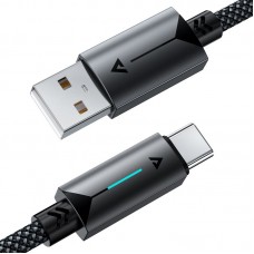 Кабель USB 2.0 AM-Type-C M, 1.2 м, 60W C19-04 Black Acefast Кабель USB 2.0 AM-Type-C M, 1.2 м, 60W C19-04 Black Acefast