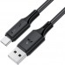 Кабель USB 2.0 AM-Type-C M, 1.2 м, 60W silicone C17-04 Black Acefast