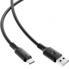 Кабель USB 2.0 AM-Type-C M, 1.2 м, 60W silicone C17-04 Black Acefast