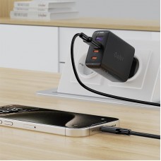 Кабель USB 2.0 AM-Type-C M, 1.2 м, 60W silicone C17-04 Black Acefast