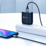 Кабель USB 2.0 AM-Type-C M, 2 м, 60W Nickel Plating Aluminum Braid Чорний, US288 UGREEN