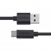 Кабель USB 2.0 AM-Type-C M, 3м, 18W PVC чорний Choetech