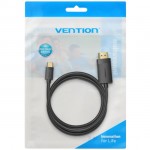 Кабель USB 2.0 Type-C M - HDMI M, 2.0m 4K 60 Гц PVC Black Vention Кабель USB 2.0 Type-C M - HDMI M, 2.0m 4K 60 Гц PVC Black Vention