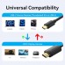 Кабель USB 2.0 Type-C M - HDMI M, 2.0m  4K 60 Гц PVC Black Vention