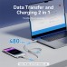 Кабель USB 2.0 Type-C M-Lightning M, 1.0м, PD 27W, PVC, голубий Vention