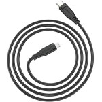 Кабель USB 2.0 Type-C M-Lightning M, 1.2м, чорний, TPE C3-01, Acefast Кабель USB 2.0 Type-C M-Lightning M, 1.2м, чорний, TPE C3-01, Acefast
