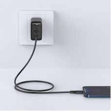 Кабель USB 2.0 Type-C M-Lightning M, 1.2м, чорний, TPE C3-01, Acefast Кабель USB 2.0 Type-C M-Lightning M, 1.2м, чорний, TPE C3-01, Acefast