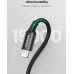 Кабель USB 2.0 Type-C M-Lightning M, 2.0м, чорний, Nickel Plating ABS Shell, US171 UGREEN