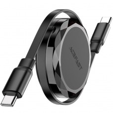 Кабель USB 2.0 Type-C M-M, 0.8м 60W dual retraction Black, C13-03 Acefast Кабель USB 2.0 Type-C M-M, 0.8м 60W dual retraction Black, C13-03 Acefast