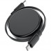 Кабель USB 2.0 Type-C M-M, 0.8м 60W dual retraction Black, C13-03 Acefast