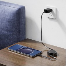 Кабель USB 2.0 Type-C M-M, 0.8м 60W dual retraction Black, C13-03 Acefast Кабель USB 2.0 Type-C M-M, 0.8м 60W dual retraction Black, C13-03 Acefast