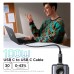 Кабель USB 2.0 Type-C M-M, 1 м, 100W, 5A （480Mbps）Smart display Чорний, L509 UGREEN