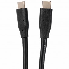 Кабель USB 2.0 Type-C M-M, 1,8м 60W чорний